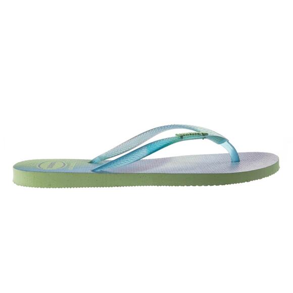 NEW Havaianas 11 12 41 42 Slim Metallic Rainbow Flip Flops Sandal Rubber Thong - Picture 6 of 12